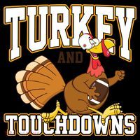 Turkey And Touchdowns Thanksgiving Football Coffee Mug thumb 5