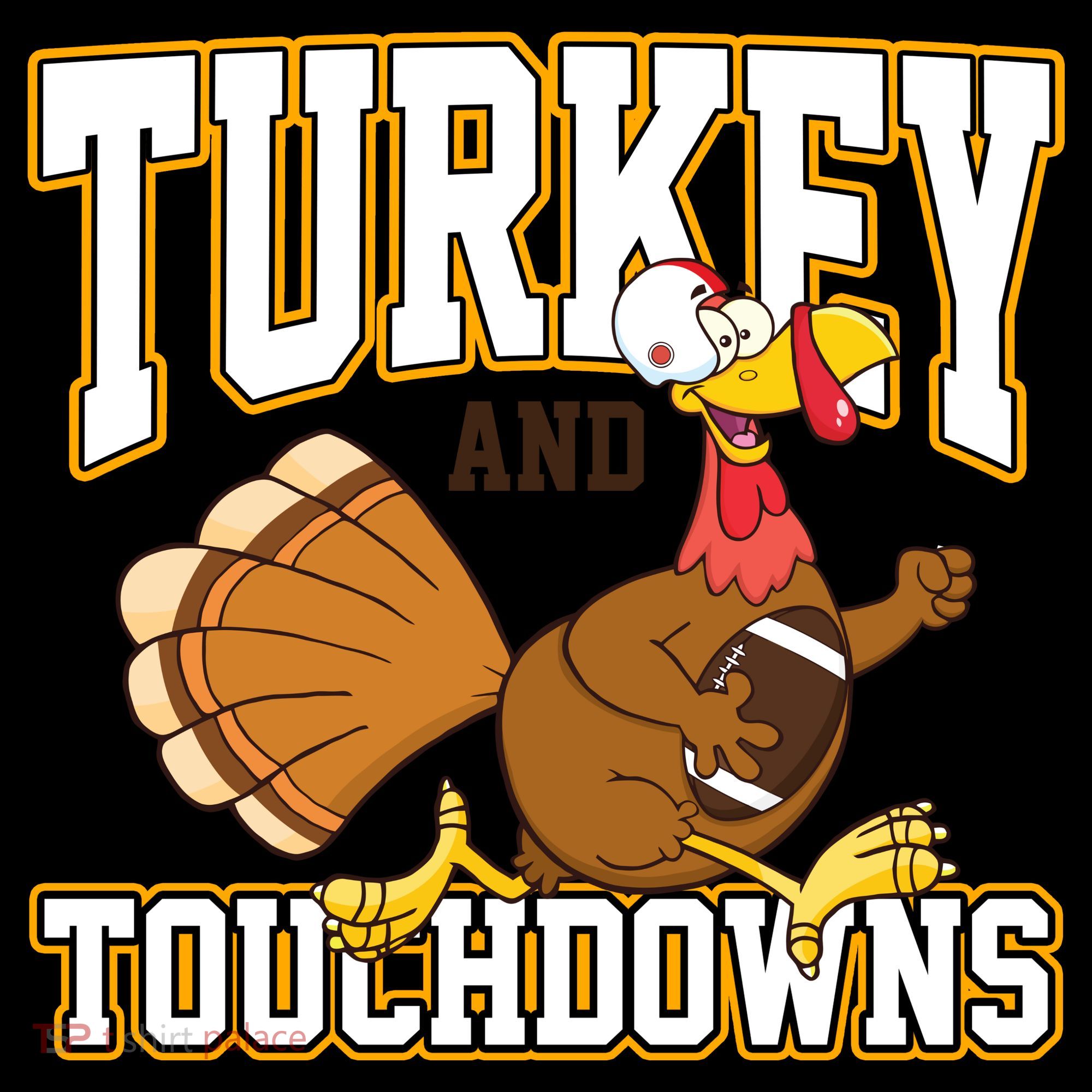 Turkey And Touchdowns Thanksgiving Football Coffee Mug