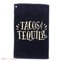Tacos And Tequila Party Golf Towel thumb 0