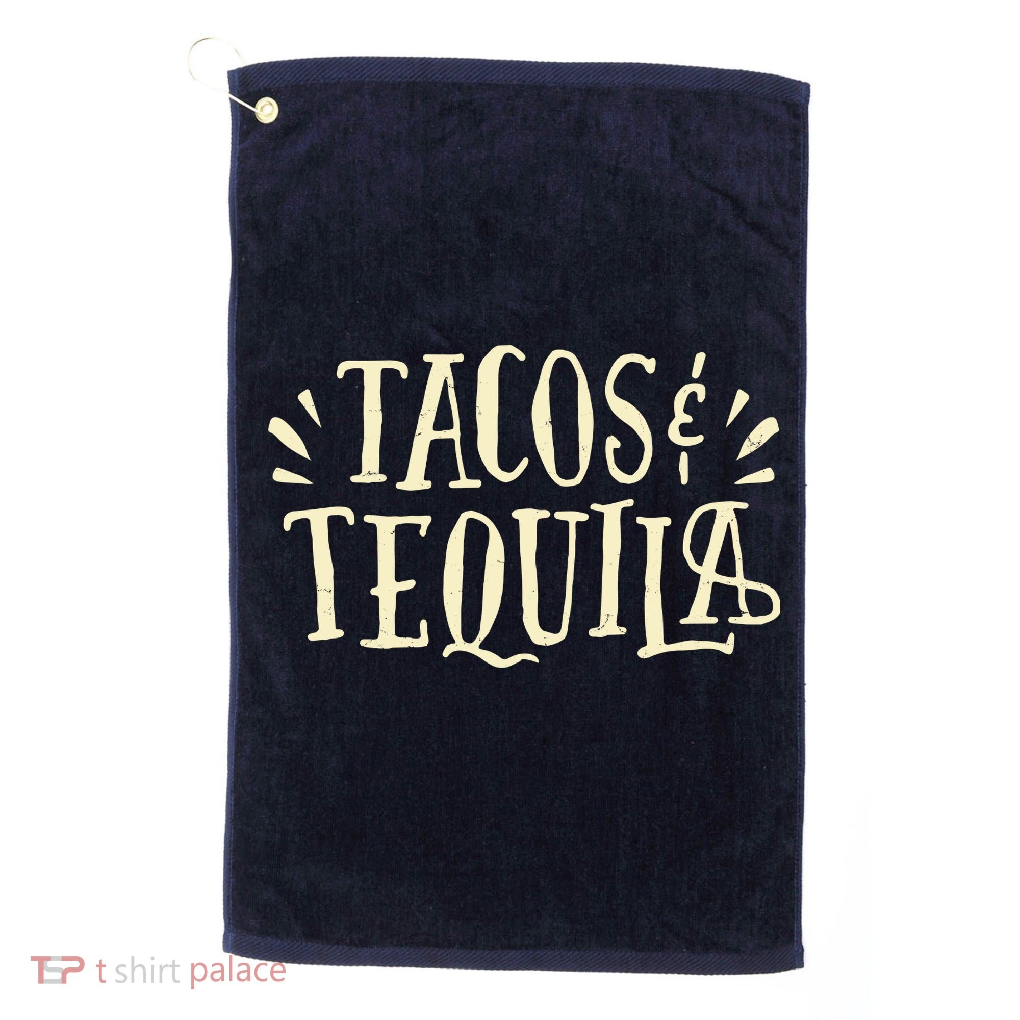 Tacos And Tequila Party Golf Towel