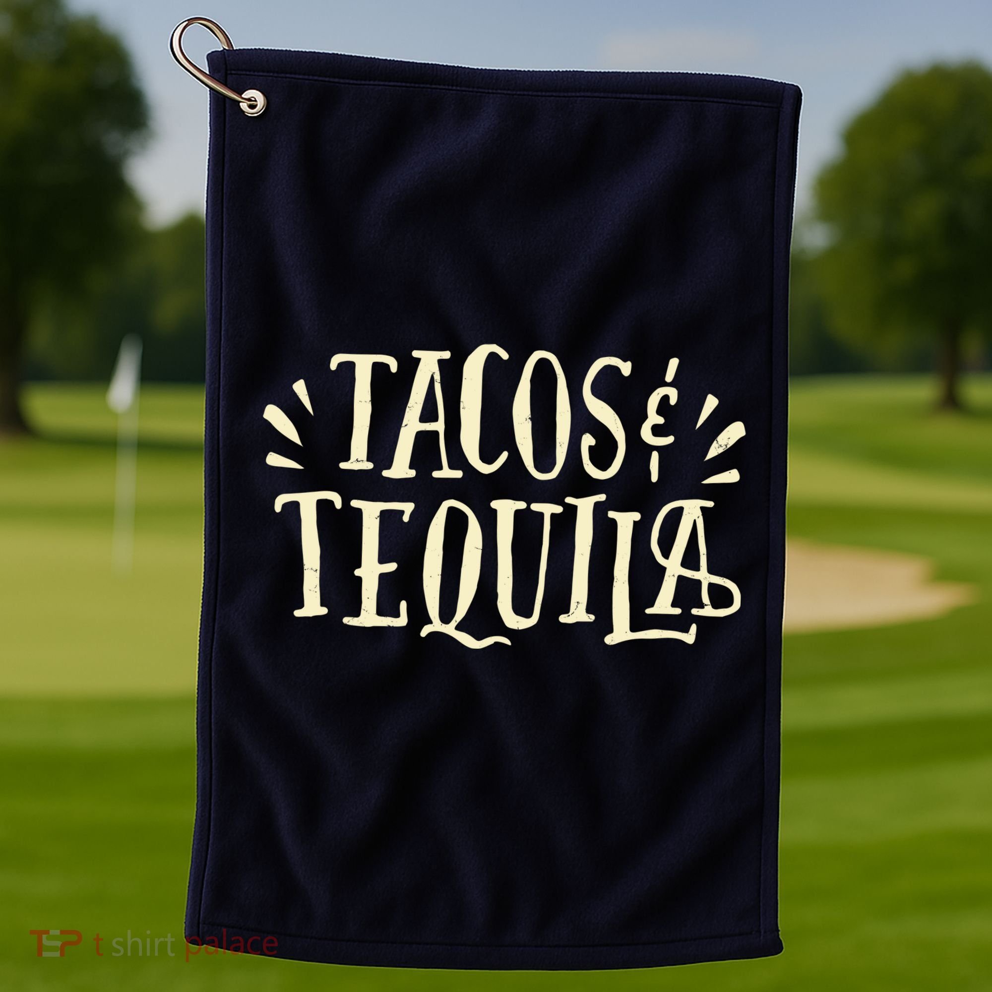 Tacos And Tequila Party Golf Towel