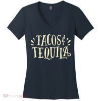 Tacos And Tequila Party Women's V-Neck T-Shirt thumb 0
