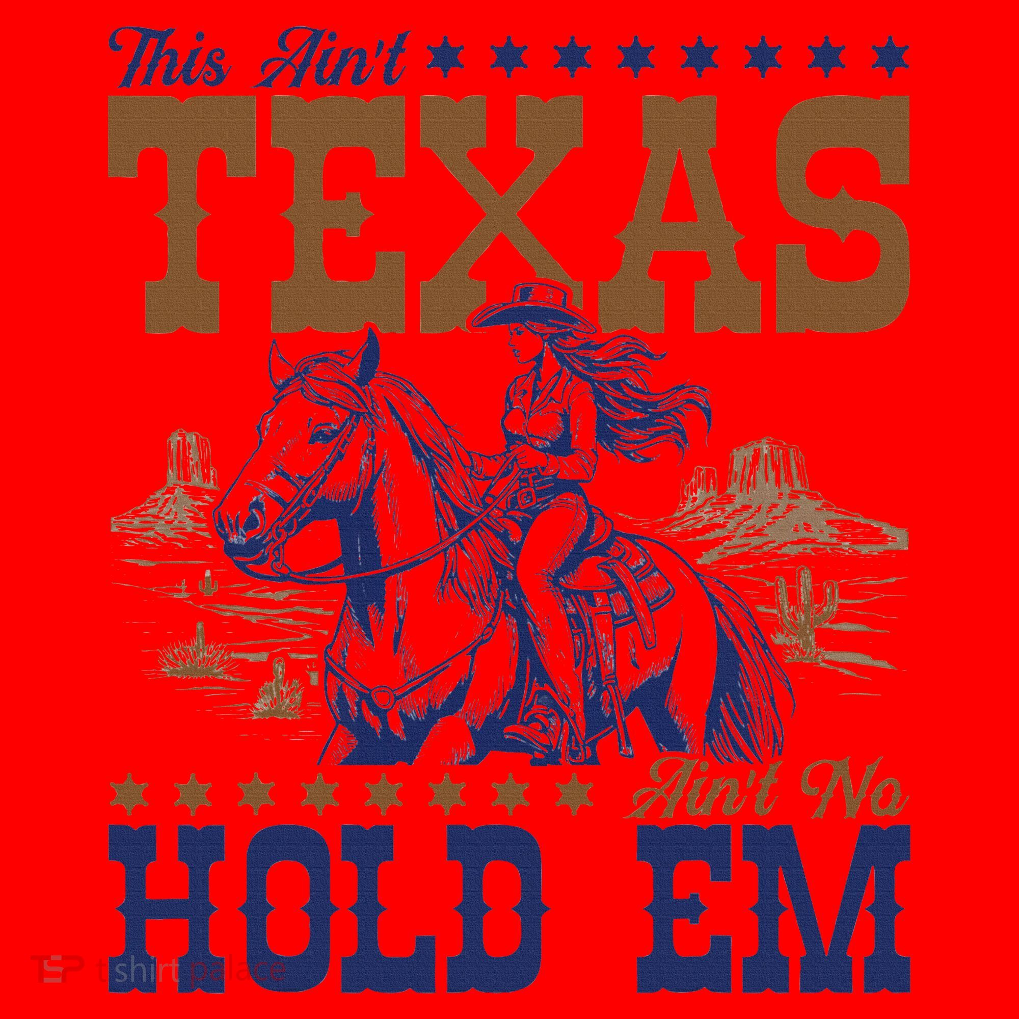This AinT Texas AinT No Hold Em Santa Hat