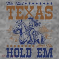 This AinT Texas AinT No Hold Em Toddler Hoodie thumb 2