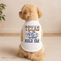 This AinT Texas AinT No Hold Em Doggie Tank thumb 2