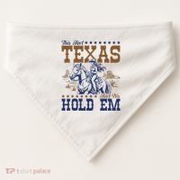 This AinT Texas AinT No Hold Em USA-Made Doggie Bandana thumb 0