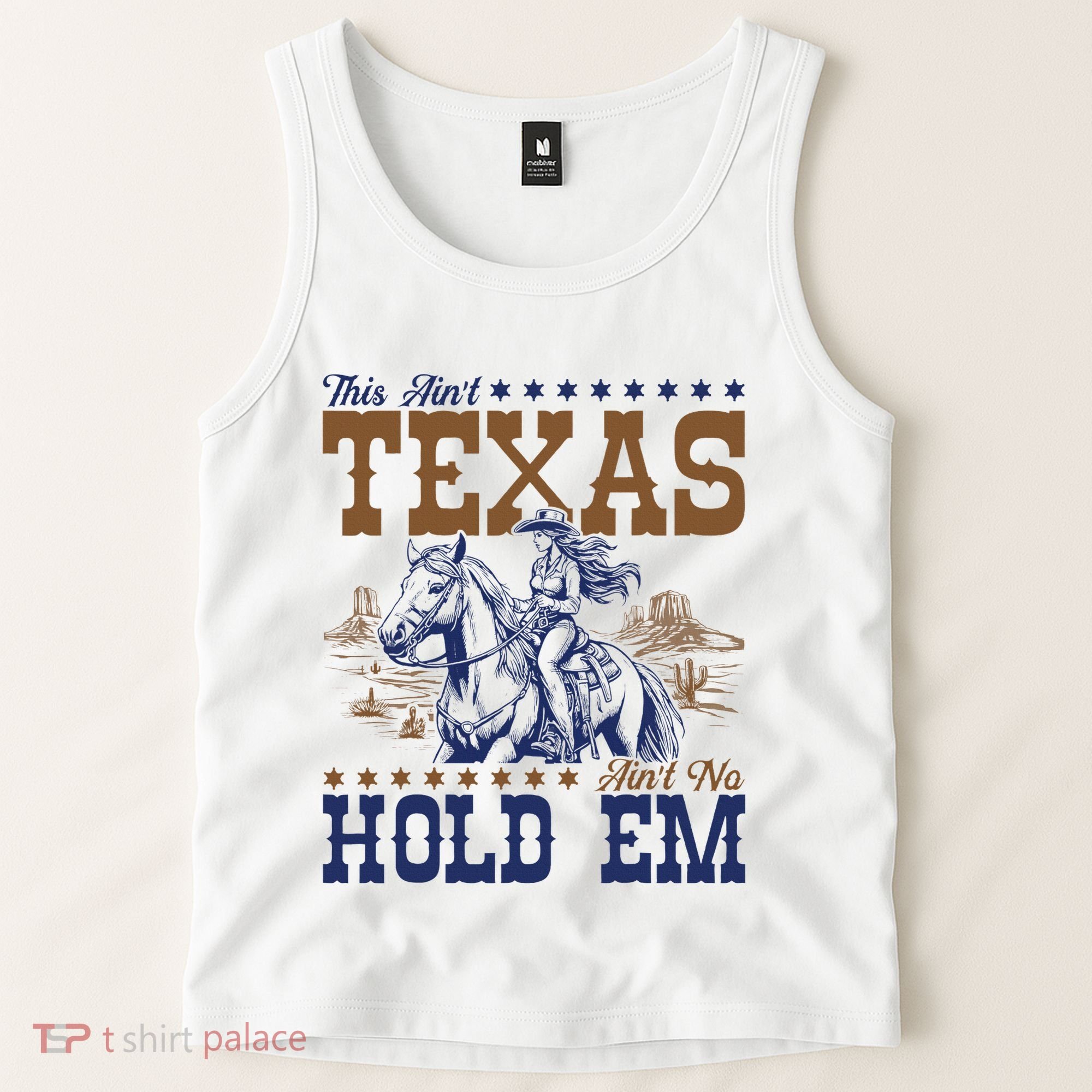 This AinT Texas AinT No Hold Em Tank Top
