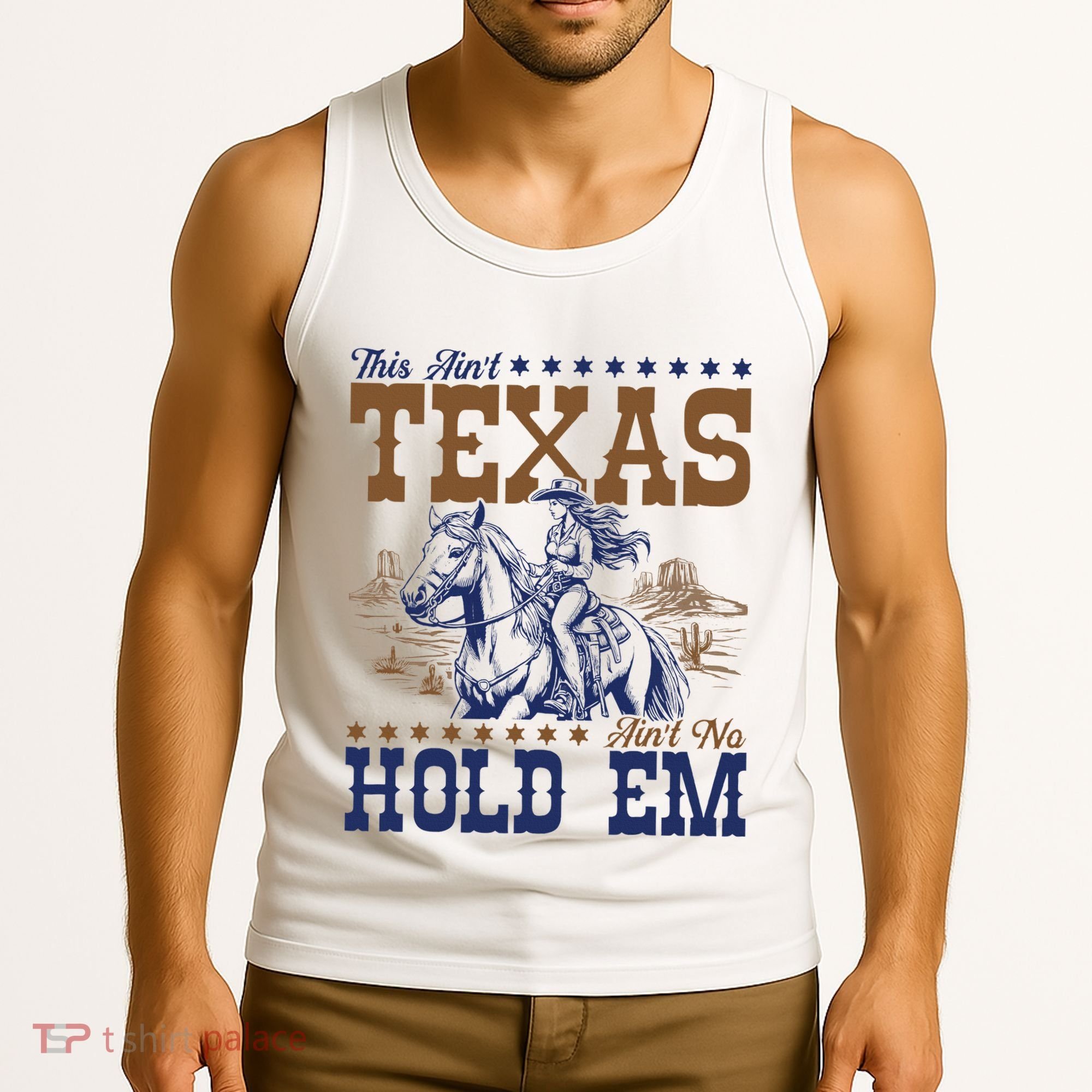 This AinT Texas AinT No Hold Em Tank Top