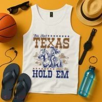 This AinT Texas AinT No Hold Em Tank Top thumb 4
