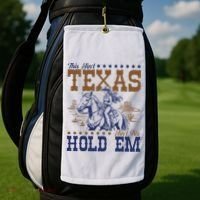 This AinT Texas AinT No Hold Em Golf Towel thumb 2