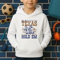 This AinT Texas AinT No Hold Em Kids Hoodie thumb 2