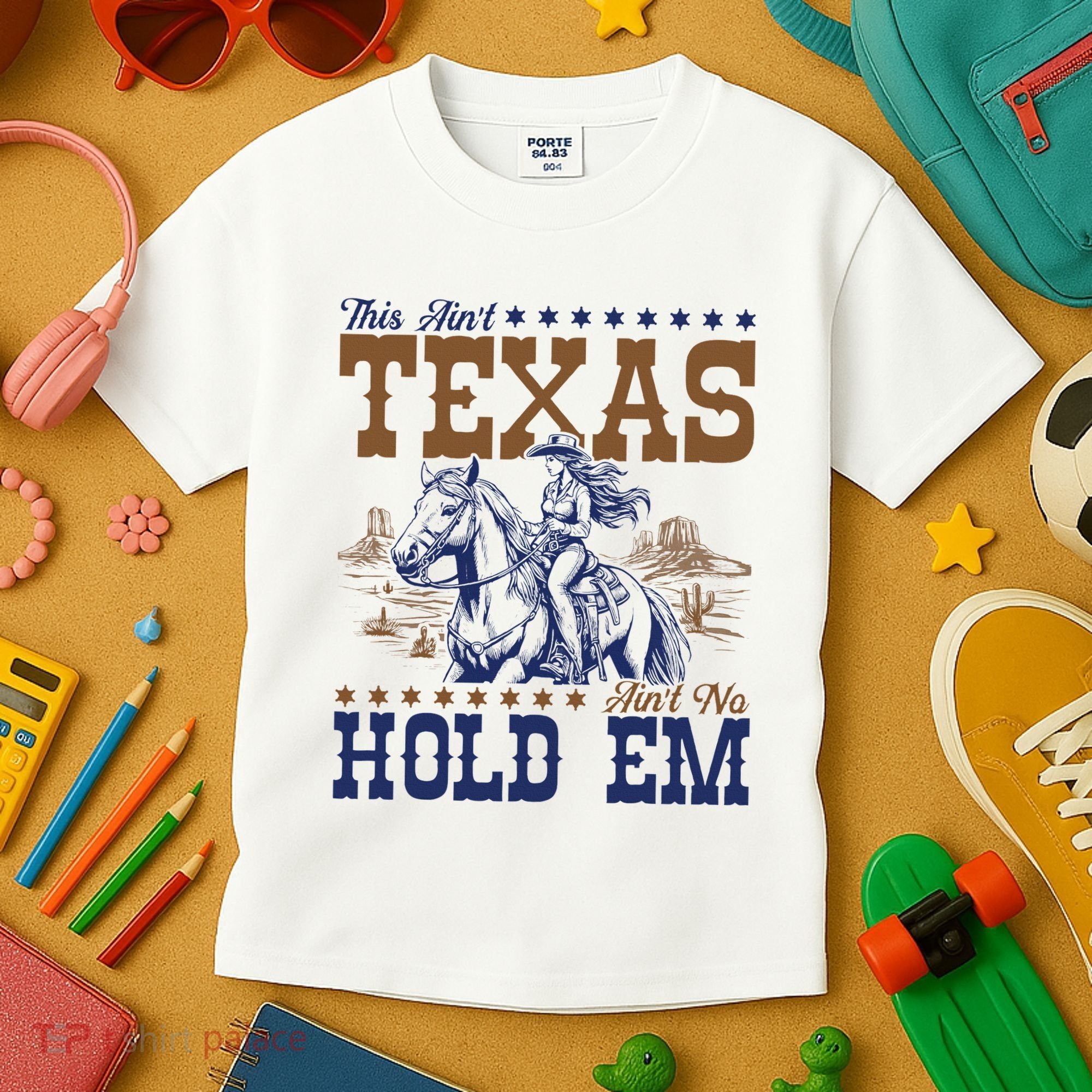 This AinT Texas AinT No Hold Em Kids T-Shirt