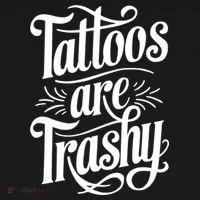 Tattoos Are Trashy Hoodie thumb 2