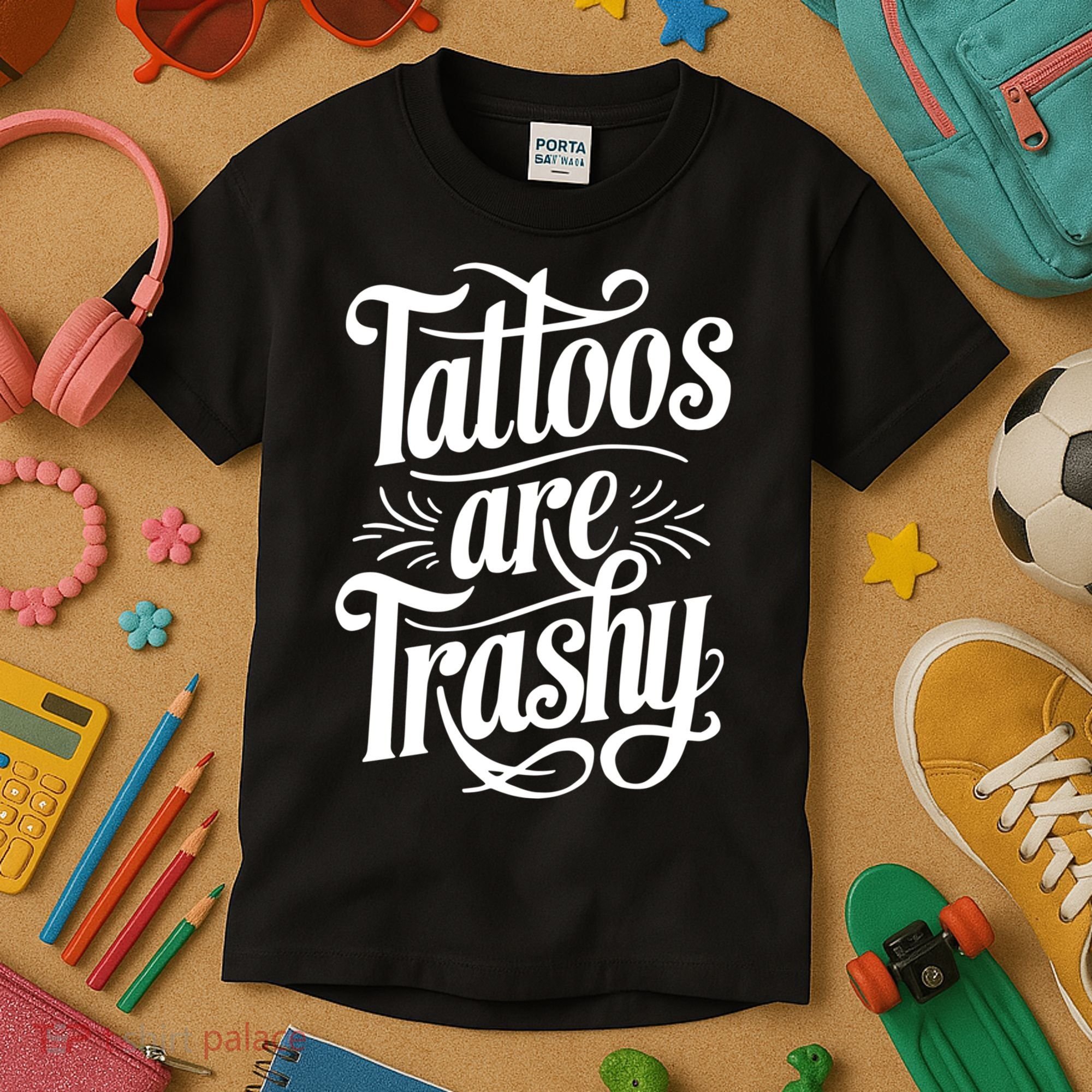 Tattoos Are Trashy Kids T-Shirt
