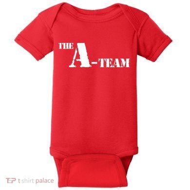 The A Team Classic Tv Show Baby Bodysuit