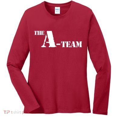 The A Team Classic Tv Show Women's Long Sleeve Shirt
