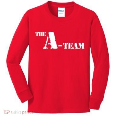 The A Team Classic Tv Show Kids Long Sleeve Shirt