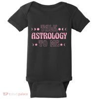 Talk Astrology To Me Funny Zodiac Baby Bodysuit thumb 0