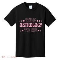 Talk Astrology To Me Funny Zodiac Kids T-Shirt thumb 0