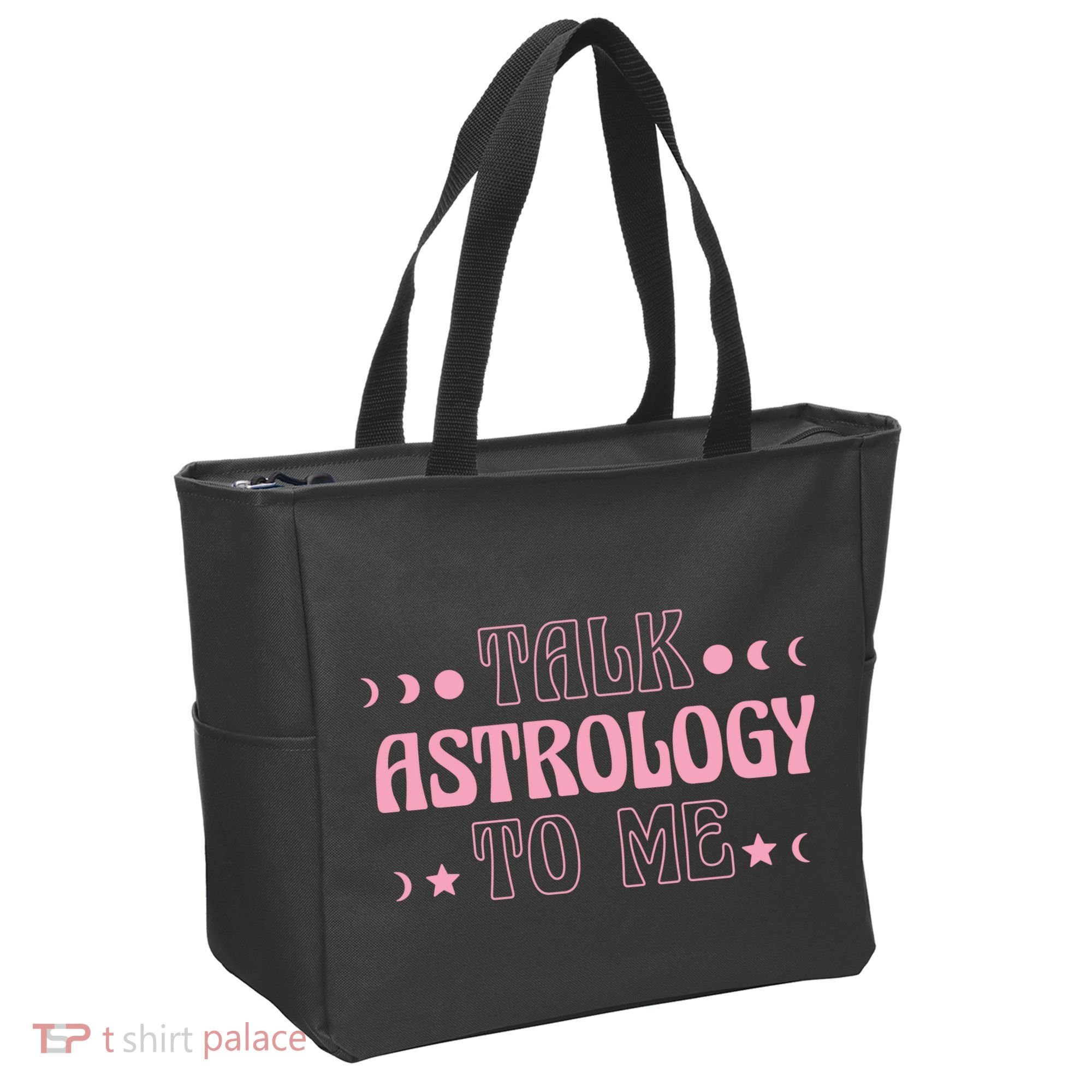 Talk Astrology To Me Funny Zodiac Tote Bag