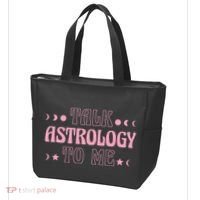 Talk Astrology To Me Funny Zodiac Tote Bag thumb 3