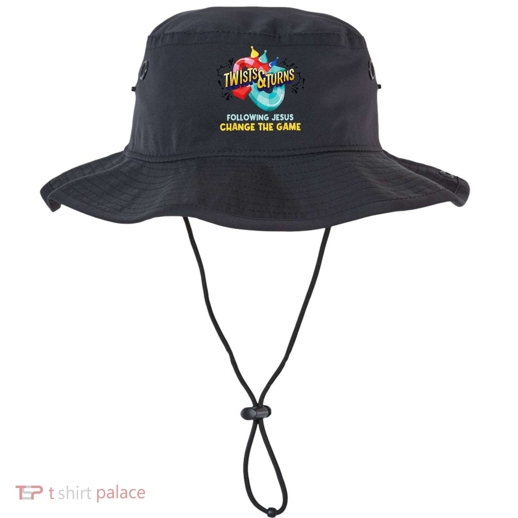 Twists And Turns VBS Follow Jesus Change The Games Bucket Hat