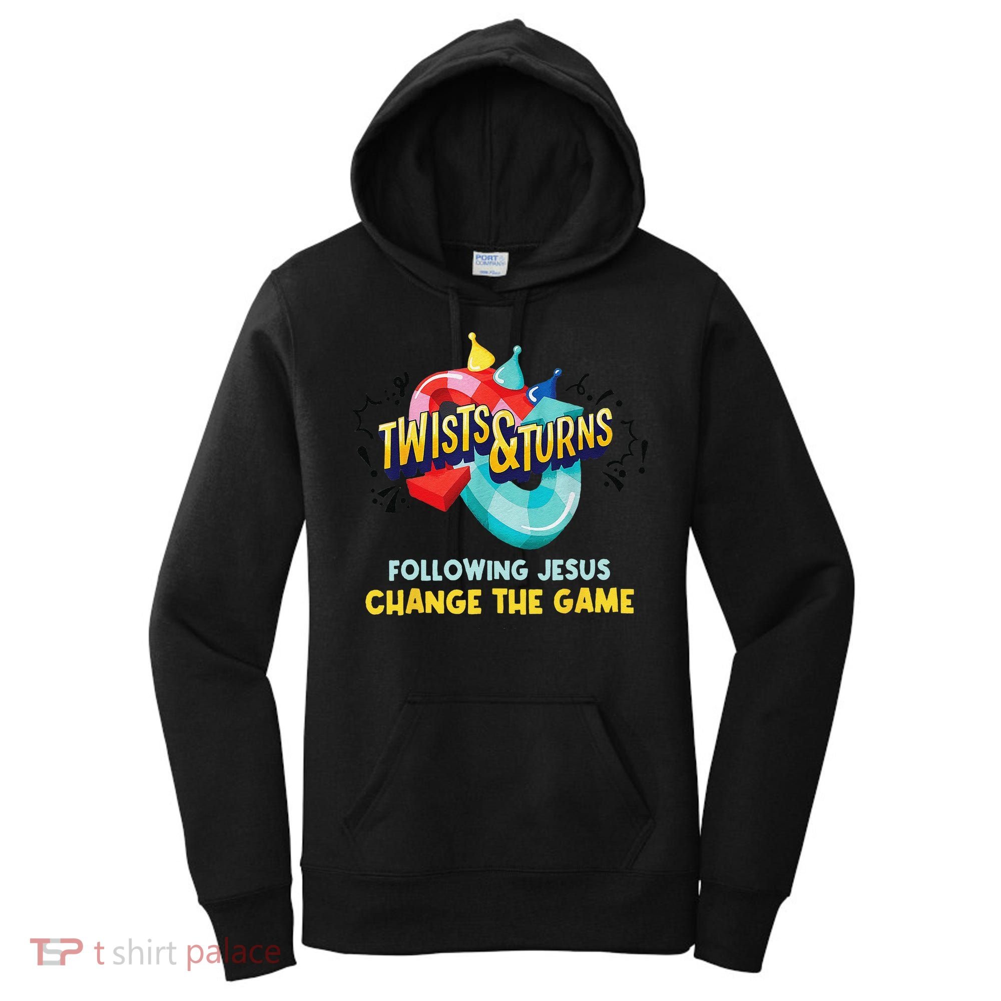 Twists And Turns VBS Follow Jesus Change The Games Women's Hoodie