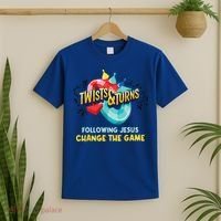 Twists And Turns VBS Follow Jesus Change The Games T-Shirt thumb 2