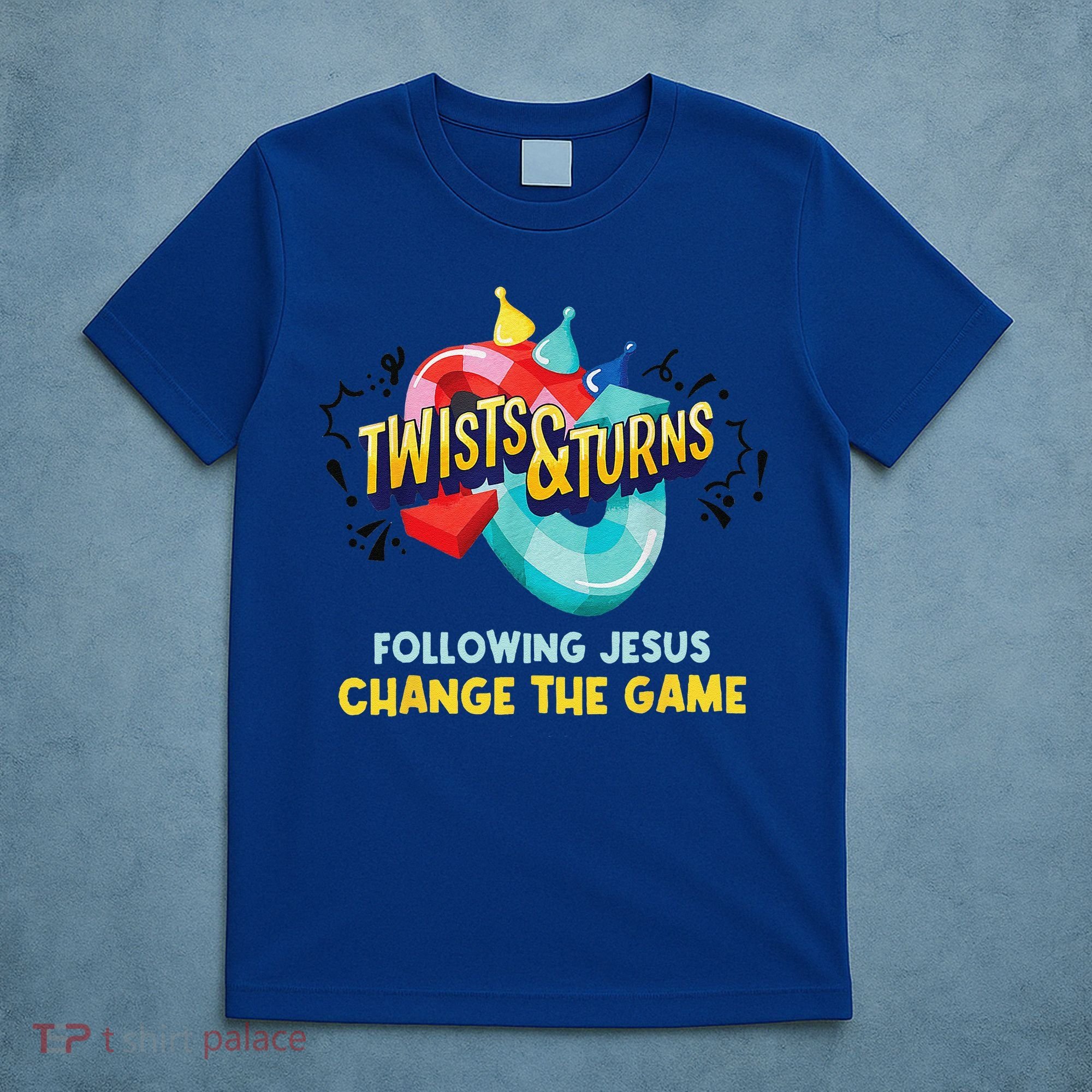 Twists And Turns VBS Follow Jesus Change The Games T-Shirt