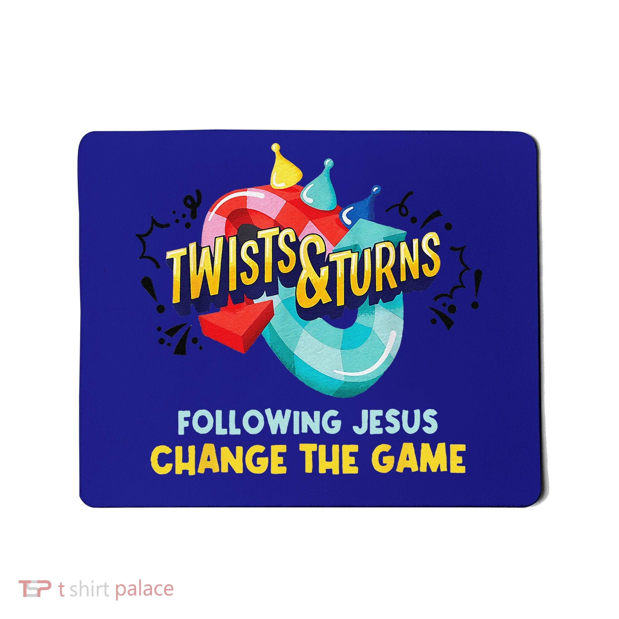 Twists And Turns VBS Follow Jesus Change The Games Mousepad