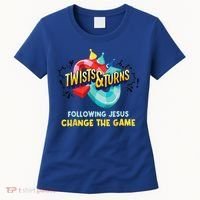 Twists And Turns VBS Follow Jesus Change The Games Women's T-Shirt thumb 0