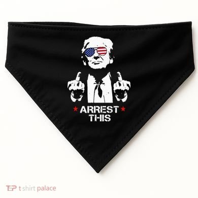 Trump Arrest This USA-Made Doggie Bandana