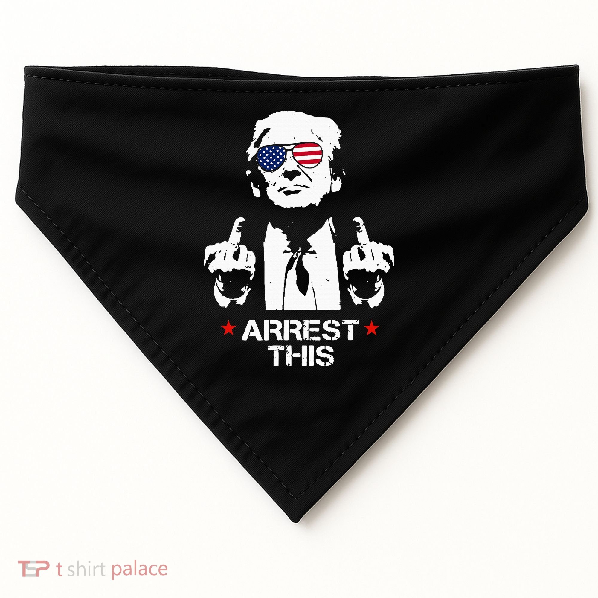 Trump Arrest This USA-Made Doggie Bandana