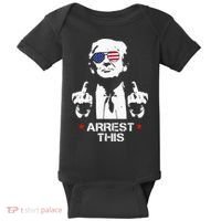 Trump Arrest This Baby Bodysuit thumb 0