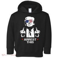 Trump Arrest This Toddler Hoodie thumb 0