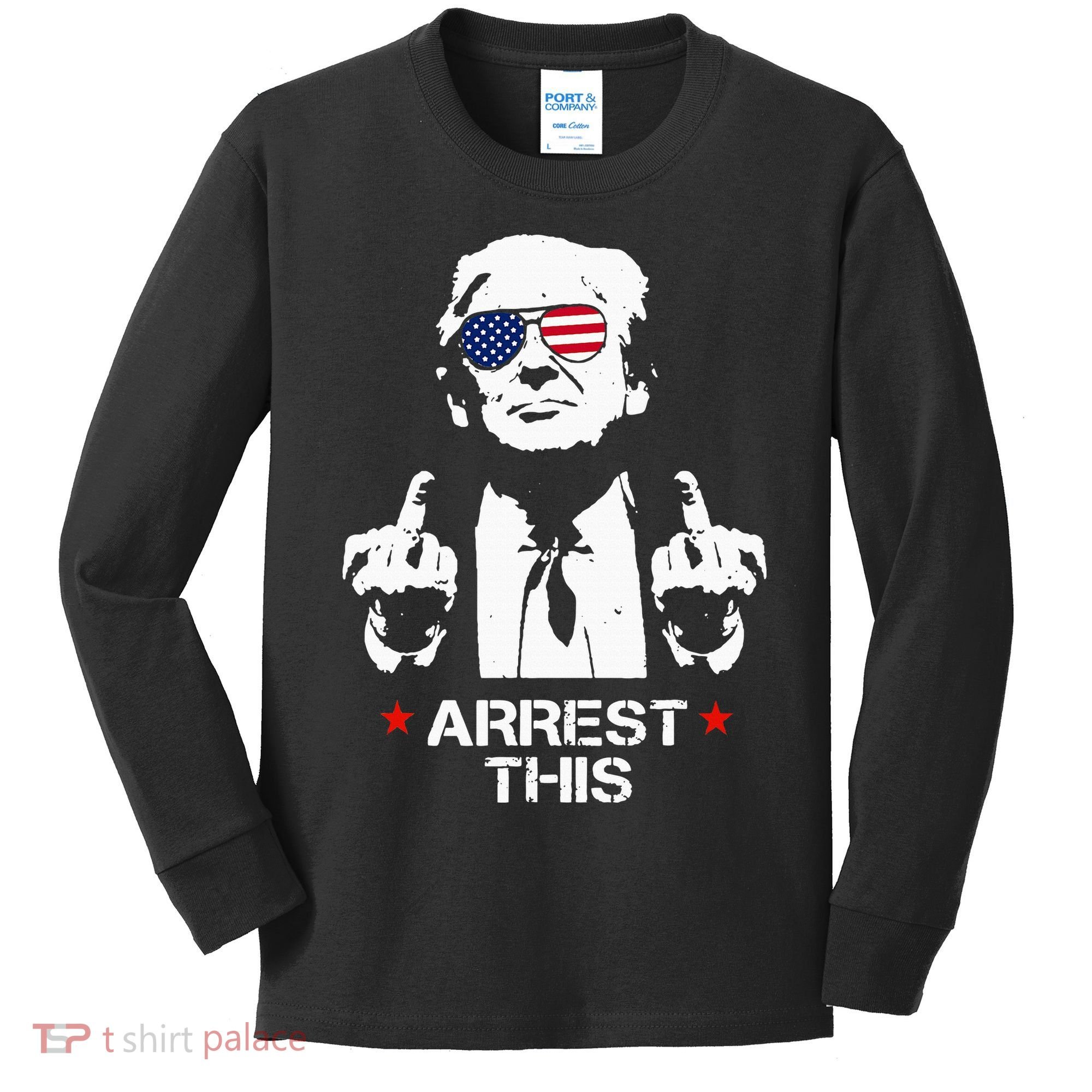 Trump Arrest This Kids Long Sleeve Shirt