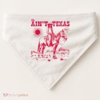 This AinT Texas  Cowgirl USA-Made Doggie Bandana thumb 0