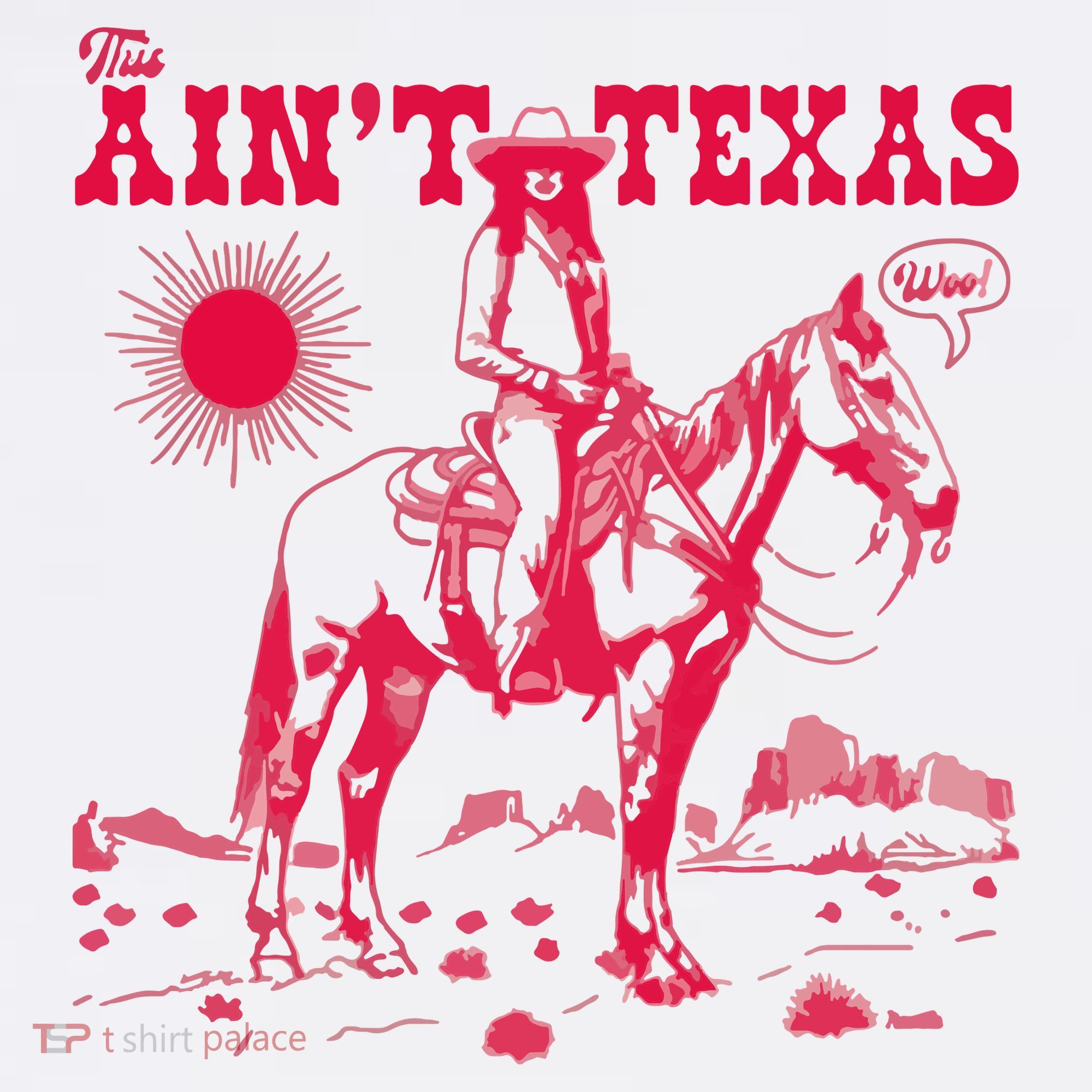 This AinT Texas  Cowgirl USA-Made Doggie Bandana