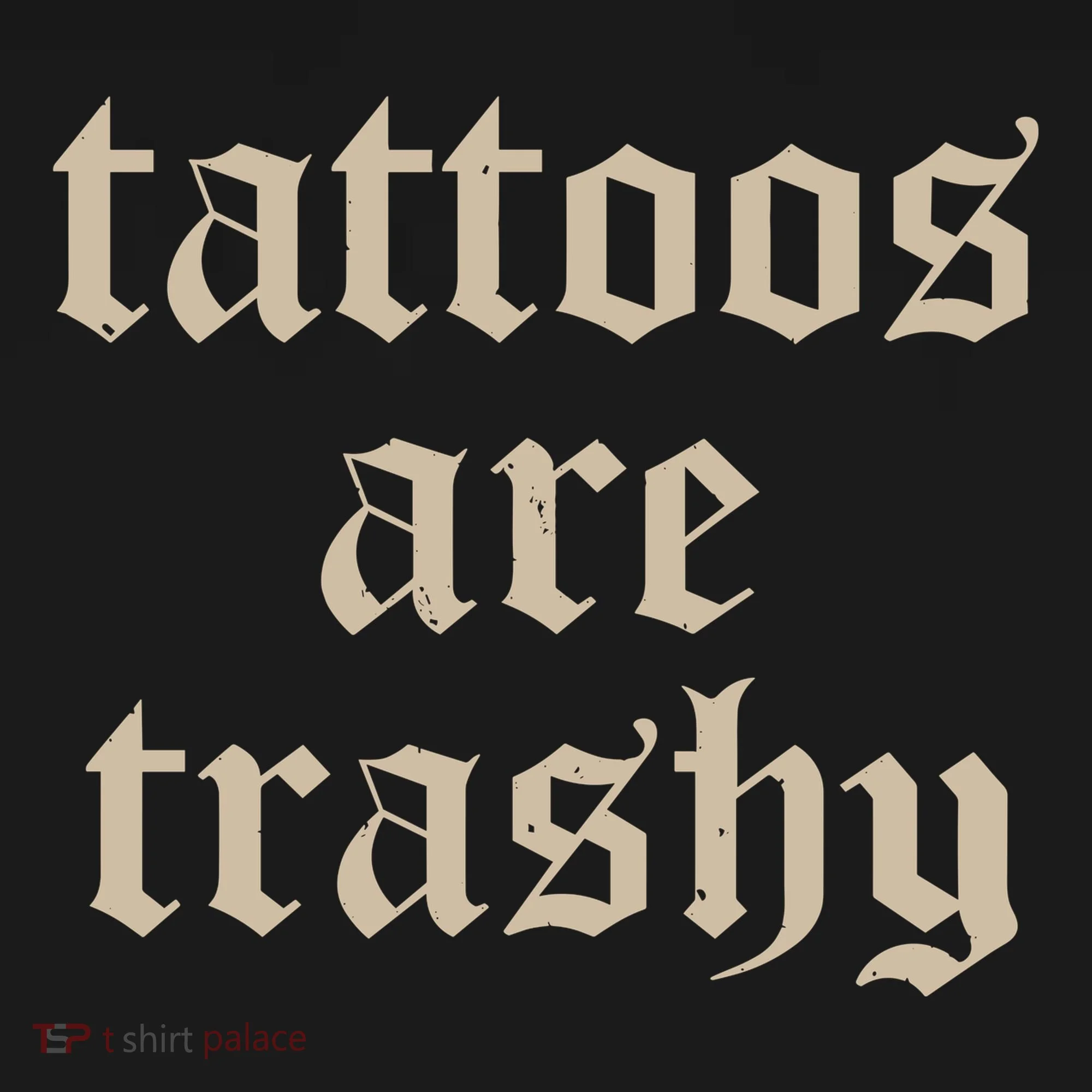 Tattoos Are Trashy Doggie Tank