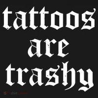 Tattoos Are Trashy USA-Made Doggie Bandana thumb 2