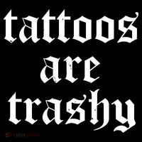 Tattoos Are Trashy Toddler Hoodie thumb 2