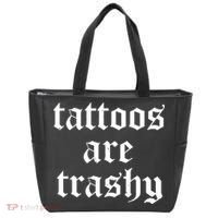 Tattoos Are Trashy Tote Bag thumb 0