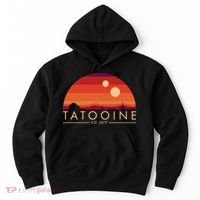 Tatooine Retro Sunset Logo EST 1977 Hoodie thumb 0