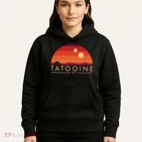 Tatooine Retro Sunset Logo EST 1977 Hoodie thumb 5