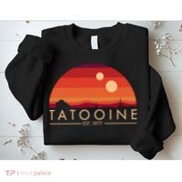 Tatooine Retro Sunset Logo EST 1977 Sweatshirt thumb 2