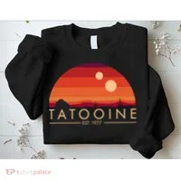 Tatooine Retro Sunset Logo EST 1977 Sweatshirt thumb 2