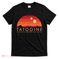 Tatooine Retro Sunset Logo EST 1977 T-Shirt thumb 0
