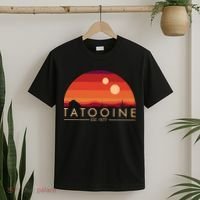 Tatooine Retro Sunset Logo EST 1977 T-Shirt thumb 2