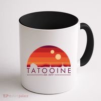 Tatooine Retro Sunset Logo EST 1977 Coffee Mug thumb 1