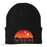 Tatooine Retro Sunset Logo EST 1977 Beanie thumb 0